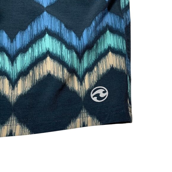 Ocean Current Men's Swim Shorts M 30 With Chevron Pattern - Picture 6 of 13